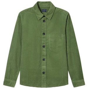OLYMP Casual Overhemd, Overshirt, Kent, Groen