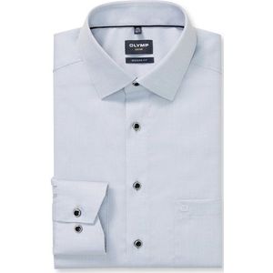 OLYMP Luxor Overhemd, modern fit, New Kent, Zilvergrijs