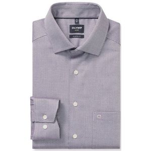 OLYMP Luxor Overhemd, modern fit, Global Kent, Aubergine