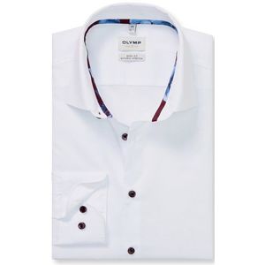 OLYMP Level Five Overhemd, body fit, New York Kent, Wit