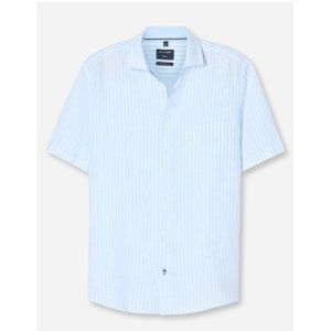 OLYMP Casual Overhemd, regular fit, Kent, Lichtblauw