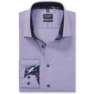 OLYMP Luxor Overhemd, modern fit, New Kent, Vioolkleurig