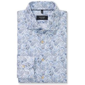 OLYMP SIGNATURE Overhemd, tailored fit, SIGNATURE Kent, Bleu