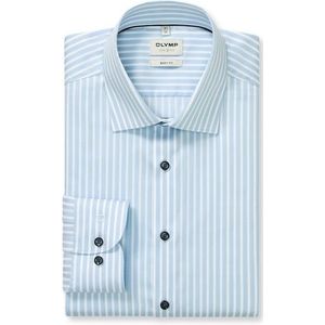 OLYMP Level Five Overhemd, body fit, New York Kent, Bleu