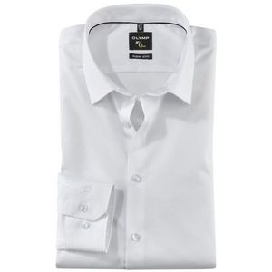 OLYMP No. Six Overhemd, super slim, Urban Kent, Wit