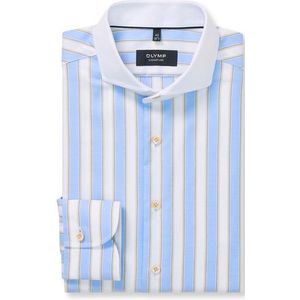 OLYMP SIGNATURE Overhemd, tailored fit, SIGNATURE Cutaway, Bleu