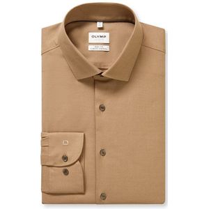 OLYMP Level Five 24/Seven Overhemd, body fit, Modern Kent, Bruin