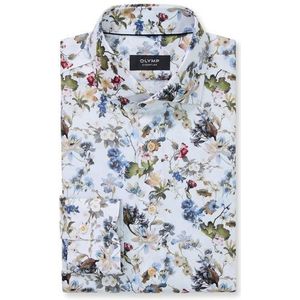 OLYMP SIGNATURE Overhemd, tailored fit, SIGNATURE Kent, Wit