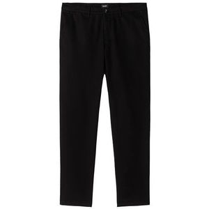 OLYMP Chino, modern fit, Zwart