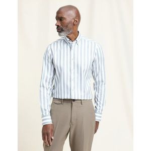 OLYMP SIGNATURE Overhemd, tailored fit, SIGNATURE Button-down, Olijfgroen