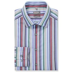 OLYMP Luxor Overhemd, comfort fit, New Kent, Marineblauw