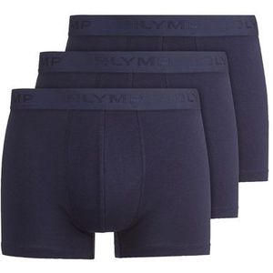 OLYMP boxershorts (set van 3 paar), Marineblauw