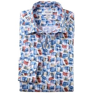 OLYMP Level Five Overhemd, body fit, New York Kent, Rood
