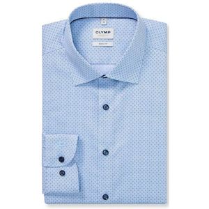 OLYMP Level Five Overhemd, body fit, New York Kent, Bleu