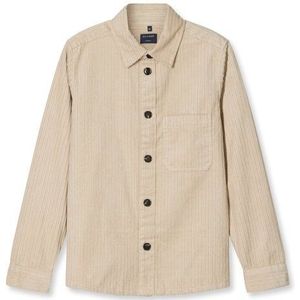 OLYMP Casual Overhemd, Overshirt, Kent, Gebroken Wit