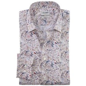 OLYMP Level Five Overhemd, body fit, New York Kent, Natuur
