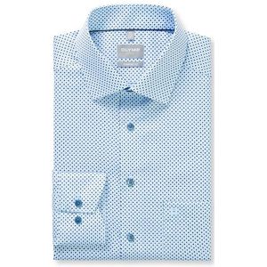 OLYMP Luxor Overhemd, comfort fit, New Kent, Bleu