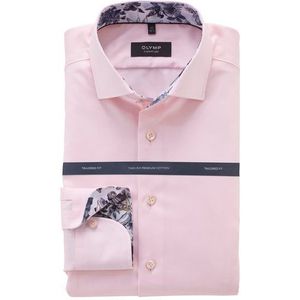 OLYMP SIGNATURE Overhemd, tailored fit, SIGNATURE Kent, Roze