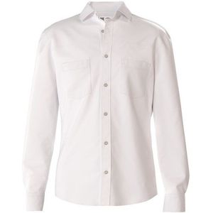 Boris Herrmann X OLYMP Overhemd, regular fit, Kent, Wit