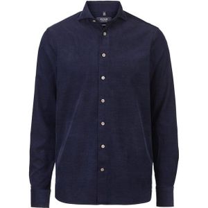 OLYMP SIGNATURE Casual Overhemd, tailored fit, Cutaway, Nachtblauw