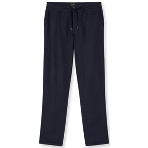 OLYMP Chino, tapered fit, Koningsblauw