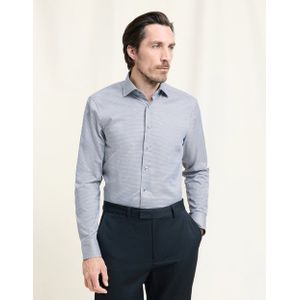 OLYMP SIGNATURE Overhemd, tailored fit, SIGNATURE Kent, Zwart