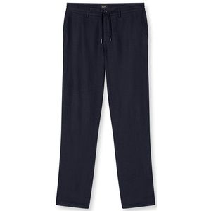 OLYMP Chino, tapered fit, Koningsblauw