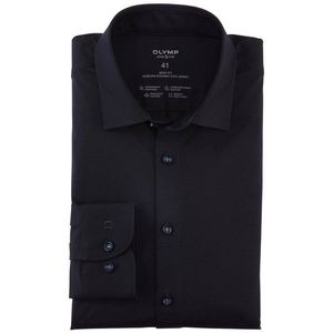 OLYMP Level Five 24/Seven Overhemd, body fit, New York Kent, Marineblauw