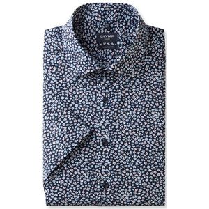 OLYMP Luxor Overhemd, modern fit, Global Kent, Marineblauw
