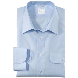OLYMP Brandweer Overhemd, modern fit, Kent, Bleu
