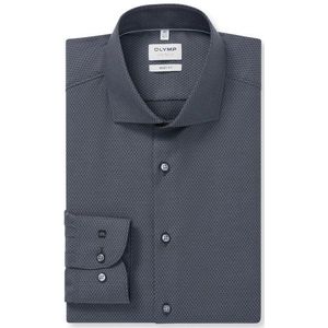 OLYMP Level Five Overhemd, body fit, Royal Kent, Antraciet