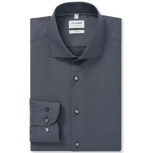 OLYMP Level Five Overhemd, body fit, Royal Kent, Antraciet