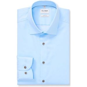 OLYMP Level Five Overhemd, body fit, New York Kent, Bleu