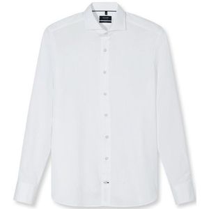 OLYMP SIGNATURE Casual Overhemd, tailored fit, Cutaway, Wit