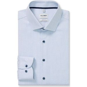OLYMP Level Five 24/Seven Overhemd, body fit, Modern Kent, Bleu