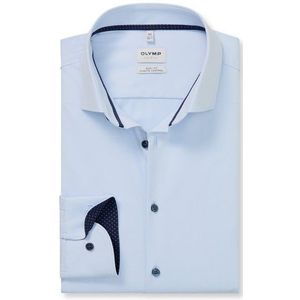 OLYMP Level Five 24/Seven Overhemd, body fit, Modern Kent, Bleu