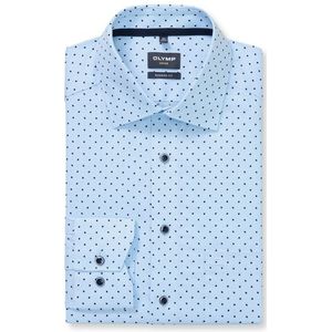 OLYMP Luxor Overhemd, modern fit, New Kent, Bleu