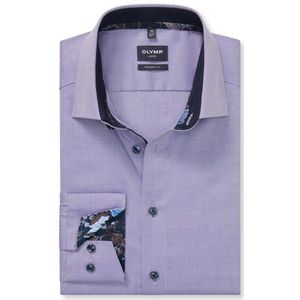 OLYMP Luxor Overhemd, modern fit, New Kent, Vioolkleurig