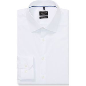 OLYMP No. Six Overhemd, super slim, New York Kent, Wit
