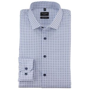 OLYMP No. Six 24/Seven Overhemd, super slim, Modern Kent, Wit