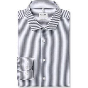 OLYMP Level Five 24/Seven Overhemd, body fit, Modern Kent, Marineblauw