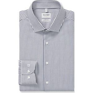 OLYMP Level Five 24/Seven Overhemd, body fit, Modern Kent, Marineblauw