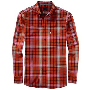 OLYMP Casual Overhemd, regular fit, Button-down, Fuchsia