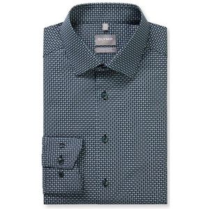 OLYMP Luxor Overhemd, comfort fit - big, New Kent, Marineblauw