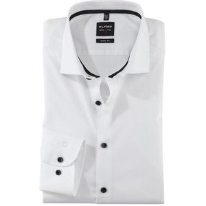 OLYMP Level Five Overhemd, body fit, Royal Kent, Wit