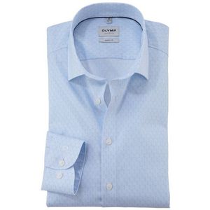 OLYMP Level Five Overhemd, body fit, New York Kent, Bleu
