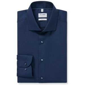 OLYMP Level Five Overhemd, body fit, Royal Kent, Marineblauw