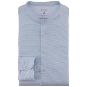 OLYMP Level Five 24/Seven Overhemd, body fit, Opstaande kraag, Bleu