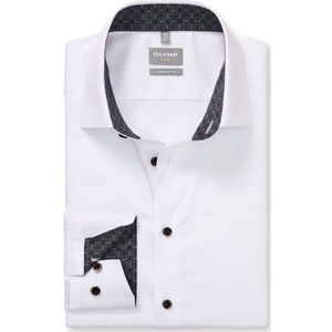 OLYMP Luxor Overhemd, comfort fit, New Kent, Wit