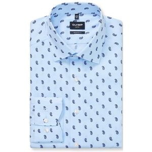 OLYMP Luxor Overhemd, modern fit, New Kent, Bleu